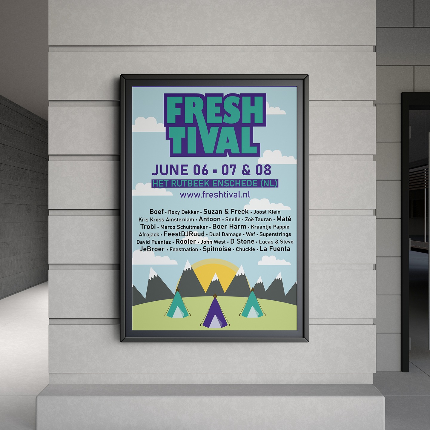 freshtival poster website