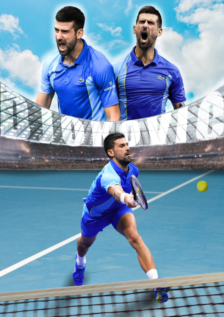 specialisatie iconen poster novak djokovic v2